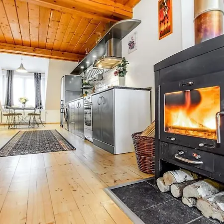 Lägenhet Utulny A Prostorny Podkrovni S Krbovymi Kamny Ceske Budejovice